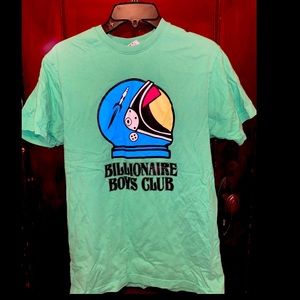 BBC Billionaire Boys Club Vintage T Shirt Green Astronaut